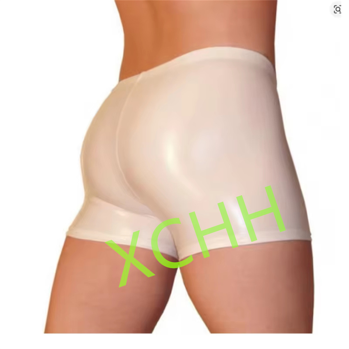 Shorts de látex masculinos, cu - Boyshort Underwear avaliação e preço